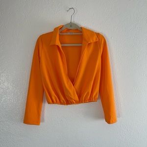Open Front Long Sleeve Zara Top